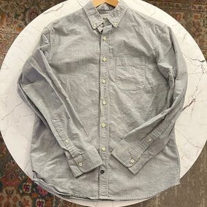 Taylor Stitch Men’s The Jack Essential Oxford in Grey. Size 42, Large